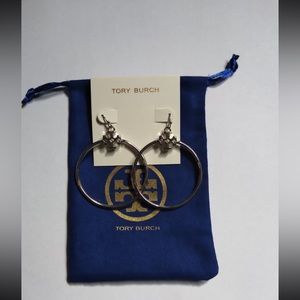 Tofu burch  Hoops earring silver